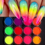 Palette de vernis en poudre pour effets dégradés lumineux