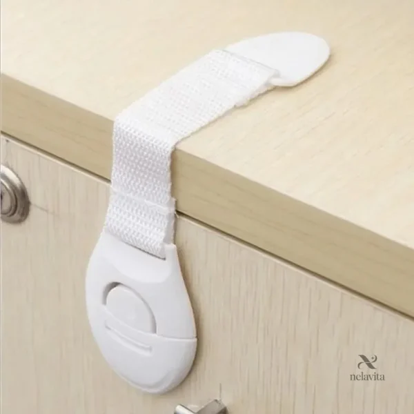 Sangle ajustable autocollante pour sécurité enfant