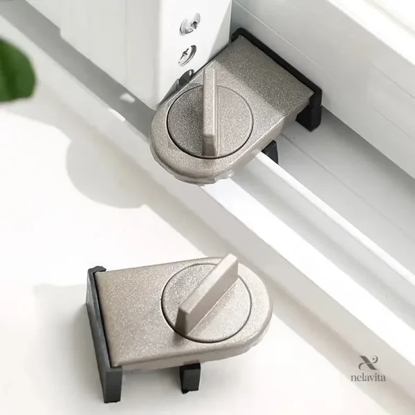 Verrou de sécurité pour fenêtre coulissante, installation facile