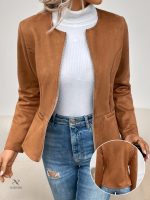 Veste courte zippée pour femmes