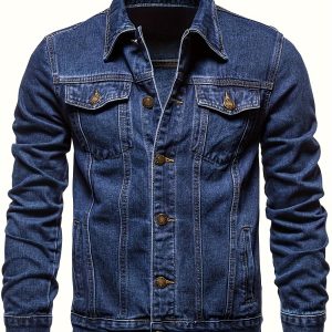Veste en Denim Slim-Fit - Mélange de Coton Décontracté