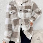 Veste pour femmes avec tissu extensible et motifs
