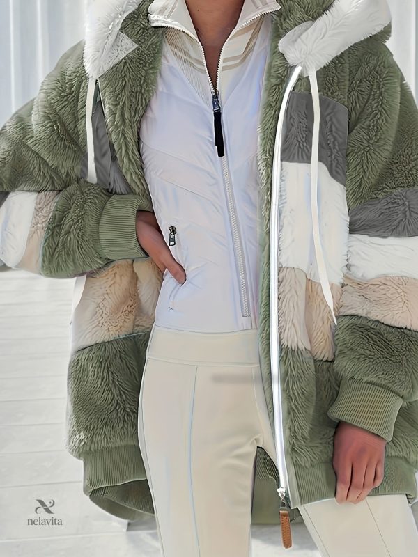 veste-longue-tricolore-a-capuche-en-polaire-douce-1