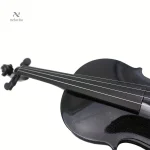Instrument de musique décoratif, violon élégant noir