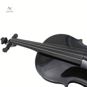 Instrument de musique décoratif, violon élégant noir