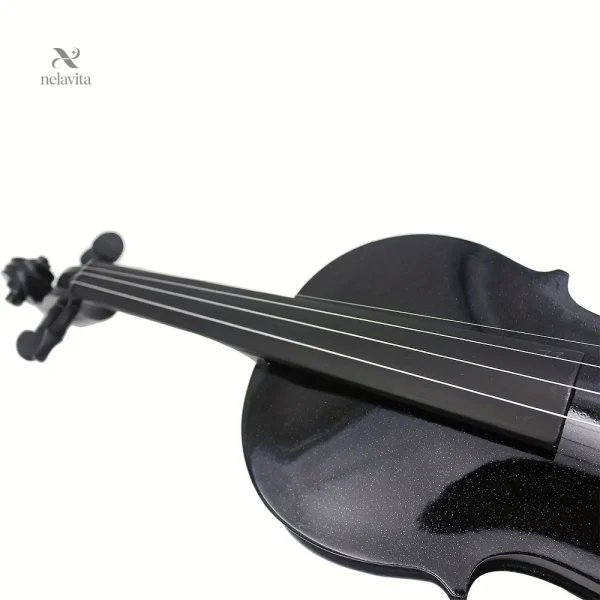 Instrument de musique décoratif, violon élégant noir