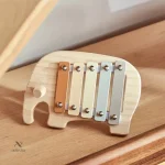 Xylophone Éléphant en Bois pour Enfants