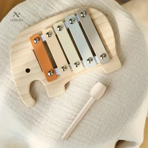 Éléphant coloré pour apprentissage musical