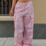 Y2K Fashion : pantalons larges à cordon de serrage